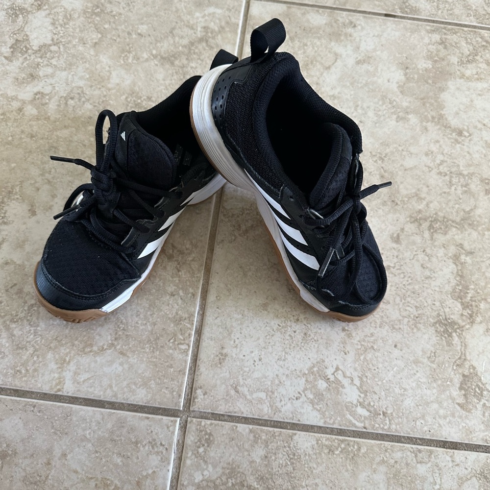 Adidas Kids Black and White Sneakers